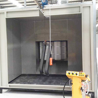 Zwiększone ręczne urządzenie elektrostatyczne ISO 9001 Powder Coating Spray Booth
