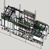 Horyzontalny system przenośnikowy o profilu aluminiowym bez zasilania