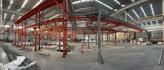 Horyzontalny system przenośnikowy o profilu aluminiowym bez zasilania