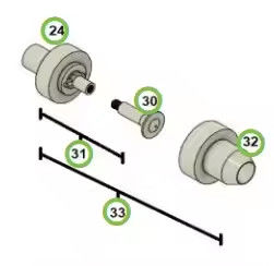 Zestaw dyszy NON OEM zawiera uchwyt elektrody, dyfuzor i osłonę do pistoletu ręcznego Parker Ionics GX132