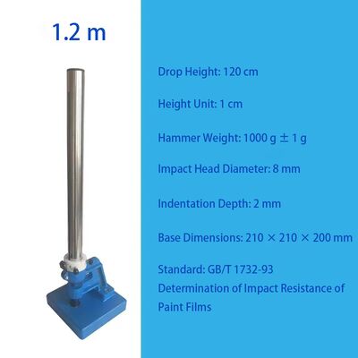 Tester uderzeniowy do powłok malarskich / Tester udarności młotkiem spadającym - Tester odporności na uderzenia powłok metalowych (Gb/T 1732)