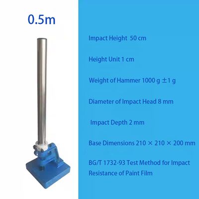 Tester uderzeniowy do powłok malarskich / Tester udarności młotkiem spadającym - Tester odporności na uderzenia powłok metalowych (Gb/T 1732)