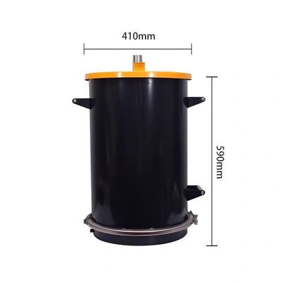 Lejaca zasobnik za praškovo barvanje iz nerjavečega jekla za stroje za praškovo barvanje