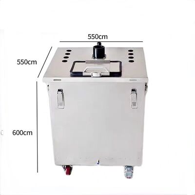 Lejaca zasobnik za praškovo barvanje iz nerjavečega jekla za stroje za praškovo barvanje