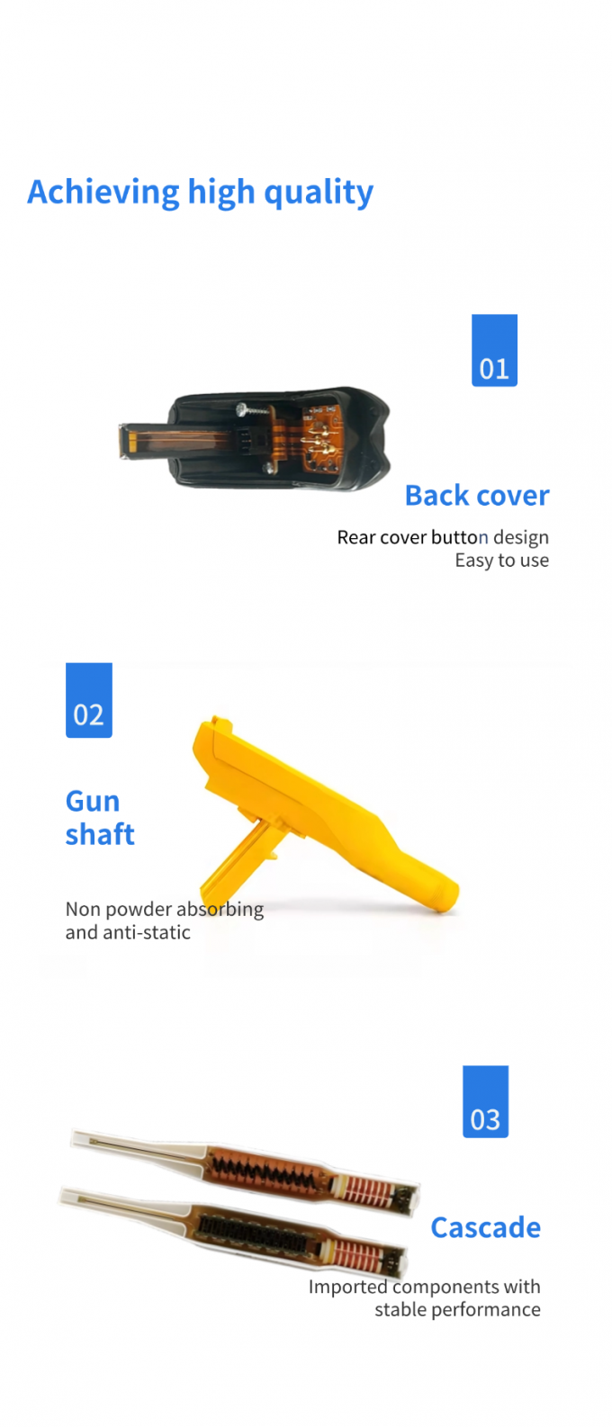 Przemysłowy system wstępnej obróbki dyszka dostosowywalna kwadratowa dyszka płukania z wsparciem OEM 5