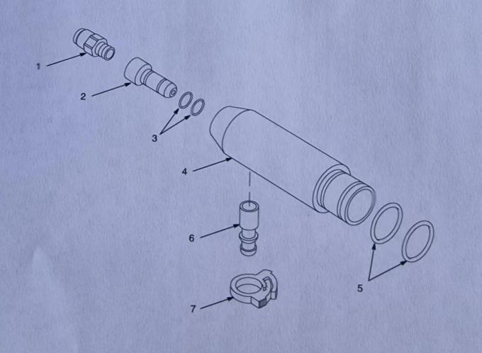 631271 Tribomatic II Powder Coating Machine Complete Diffuser Polerowany Powder Coating Gun Części zamienne Customized OEM Support 1